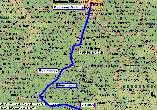 Cycling from Paris, France to Vierzon, France