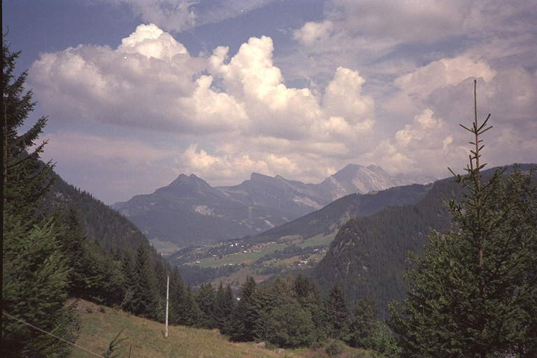 La Clusaz Looking Toward Aravis