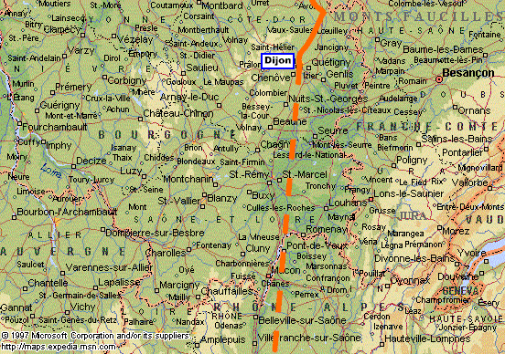 Cycling from Valence, France to Dijon, France