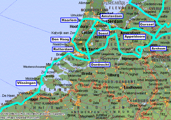 Cycling from Vlissingen, Netherlands to Gorssel, Netherlands