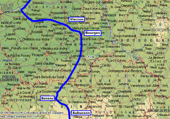 Cycling from Blois, France to Betete, France