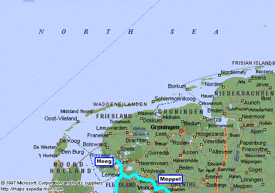 Cycling from Meppel, Netherlands to Heeg, Netherlands